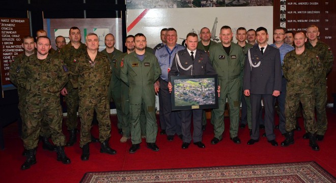 pożegnanie oficerów w 21blt