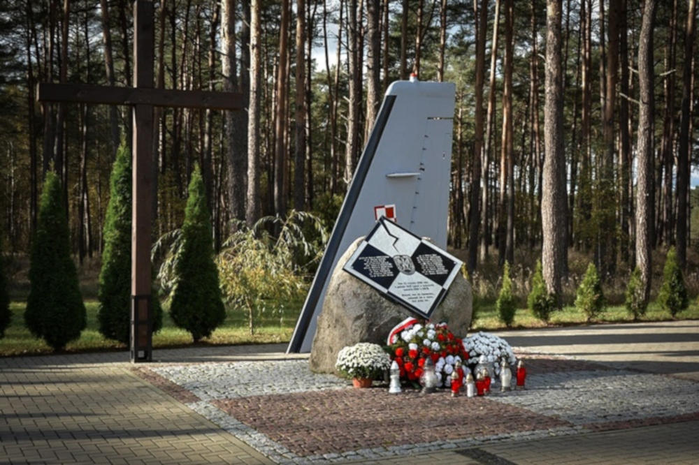 Pomnik katastrofy lotniczej w Mirosławcu - Foto: 12.BBSP