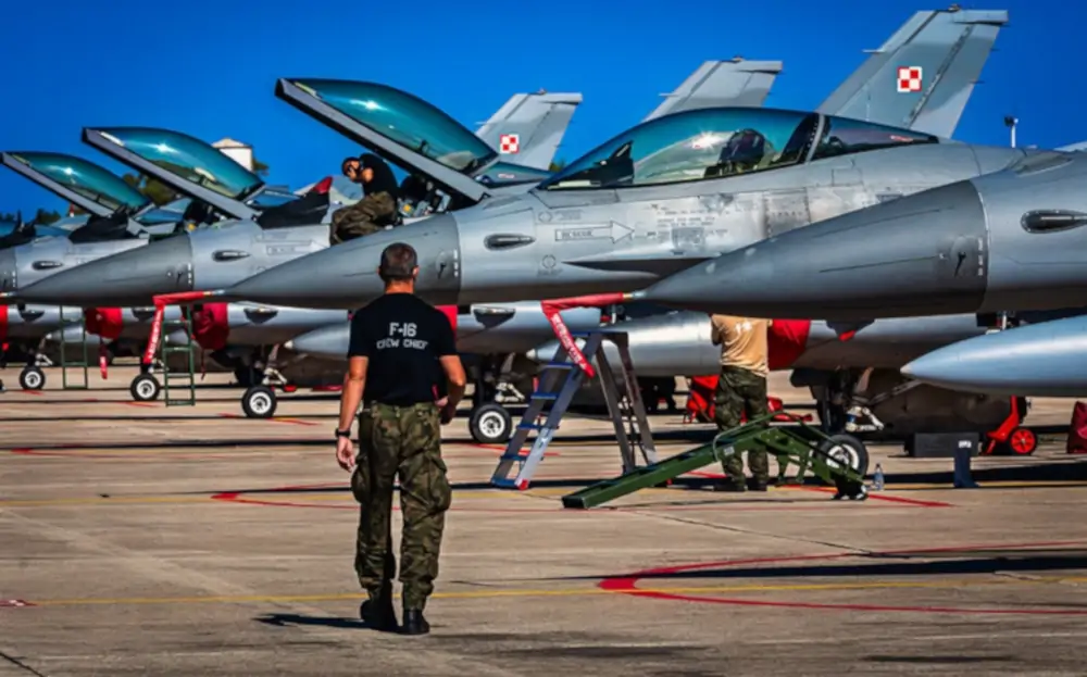 Polskie F-16 podczas ćwiczeń Ramstein Flag