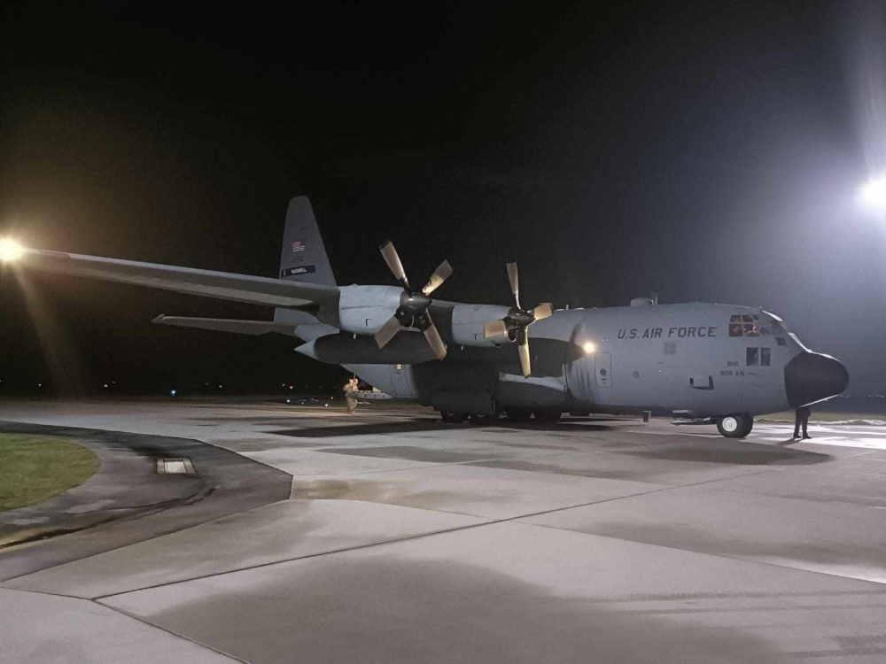C-130 Herkules H w bazie lotniczej w Powidzu - Foto: 3.SLTr / 33.BLTr