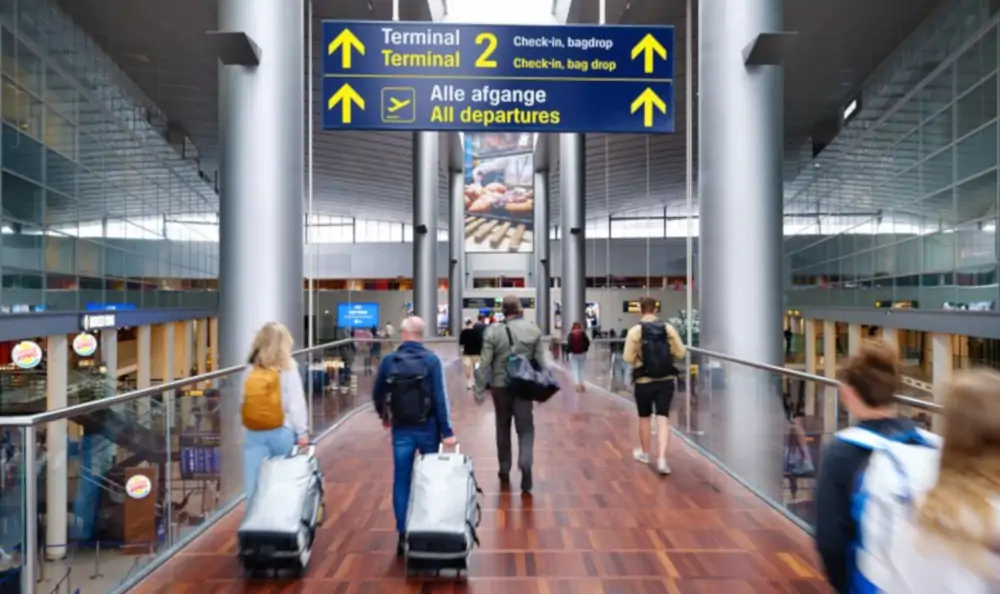 Terminal międzynarodowego portu lotniczego w Kopenhadze