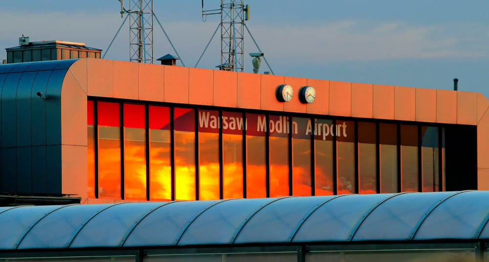 Terminal portu lotniczego w Modlinie