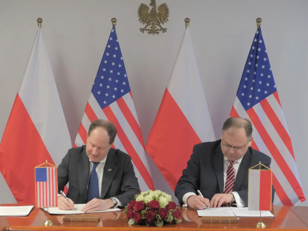 Piotr Samson – Prezes ULC oraz Mark Brzezinski – Ambasador USA w Polsce - Foto: ULC
