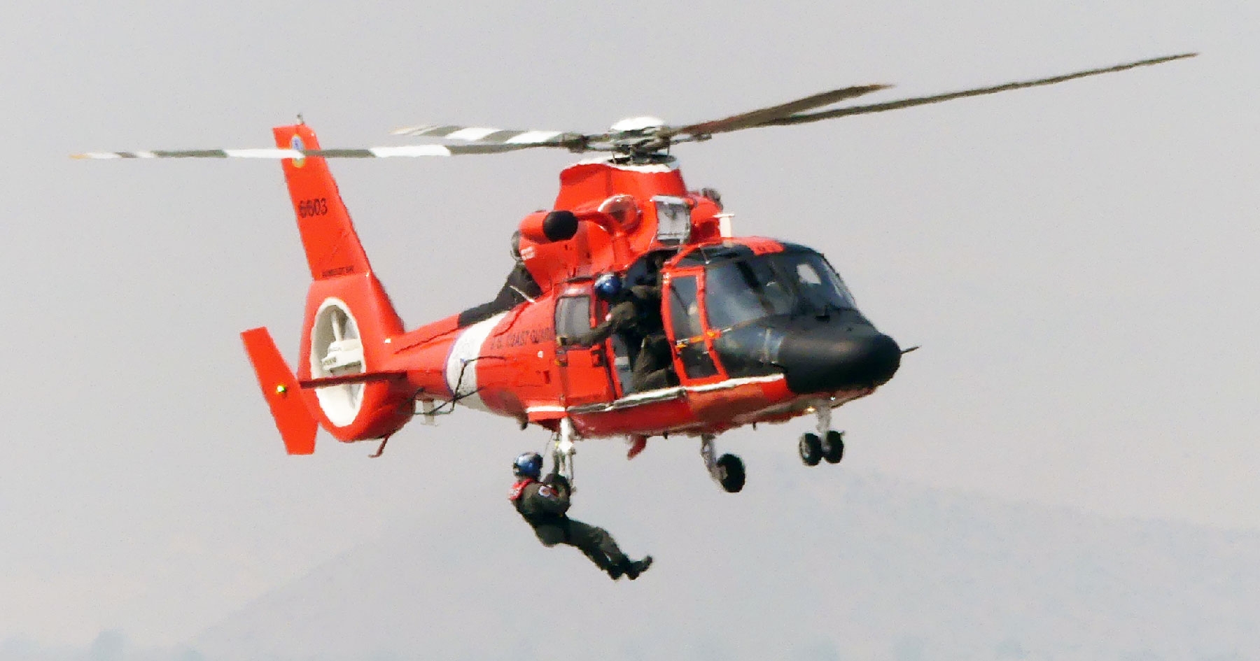 Foto: Mirosław Waluś / Śmigłowiec US Coast Guard -