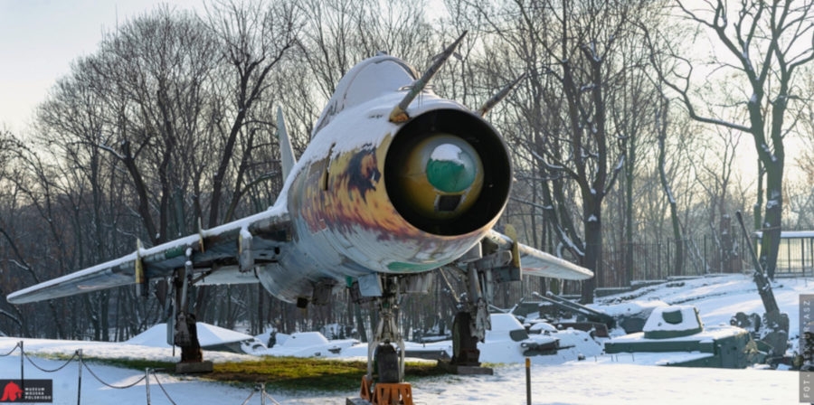 Su-22 w MWP - lotnicza ekspozycja w plenerze - Foto: A. Uriasz / materiały MWP