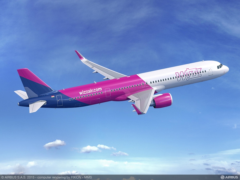 WizzAir zamawia kolejnych 75 samolotów z rodziny A321neo - Foto: Airbus
