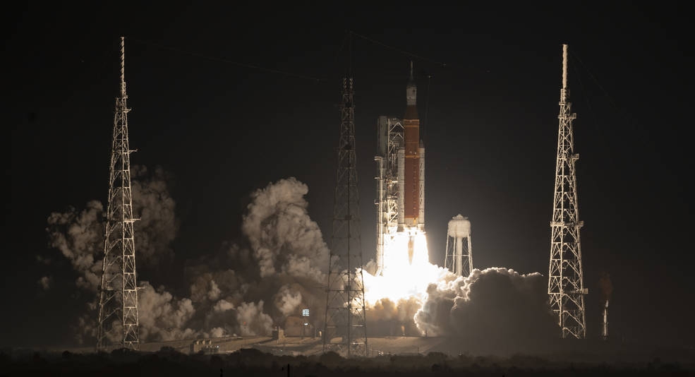 Start misji Artemis - Foto: NASA/Bill Ingalls
