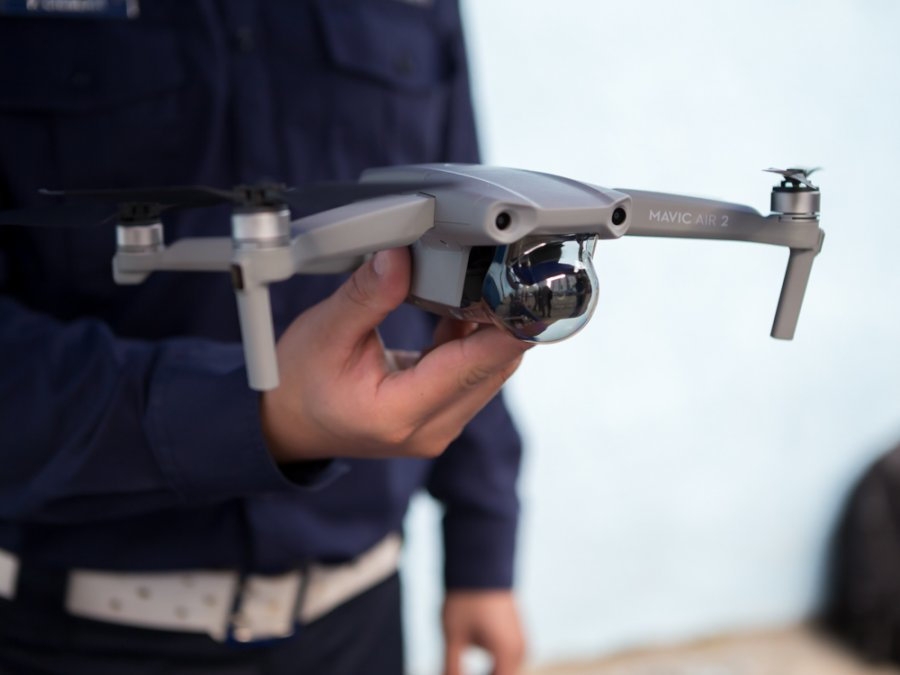 Jeden z nowych dronów przekazanych do służby dla policjantów garnizonu stołecznego / Foto: Policja.pl - M Szałajski -
