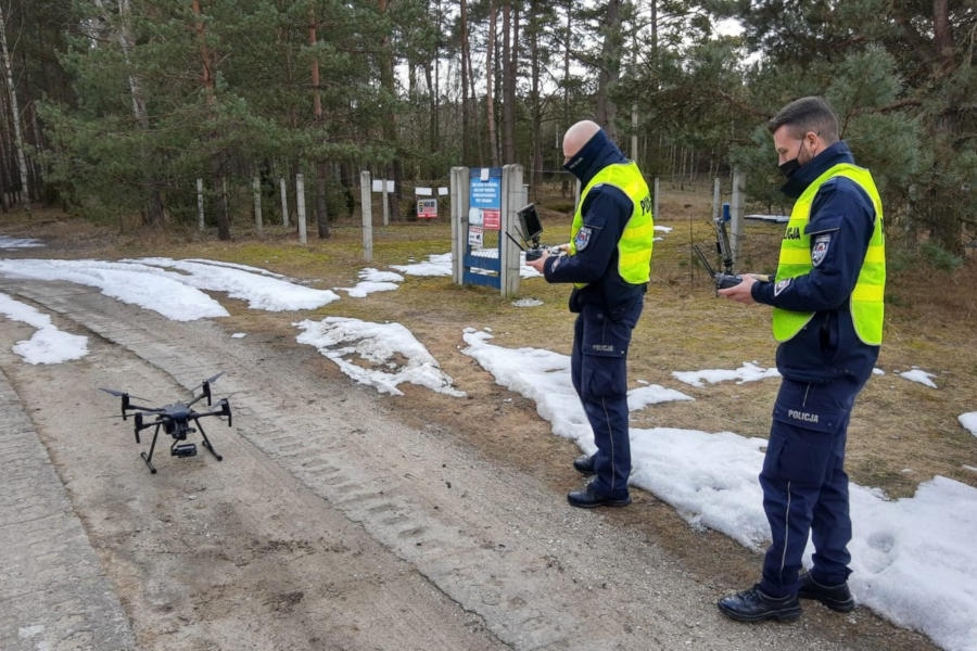 Dron w służbie bydgoskiej Policji. - Foto: kujawsko-pomorska.policja.gov.pl