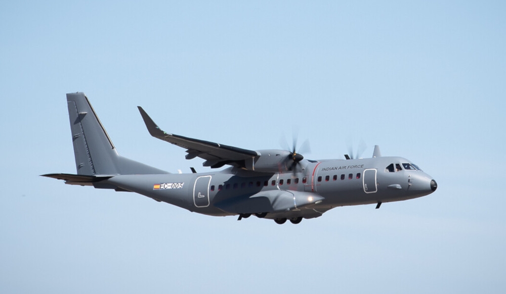Oblot pierwszego samolotu C295 dla Indii - Foto: Airbus