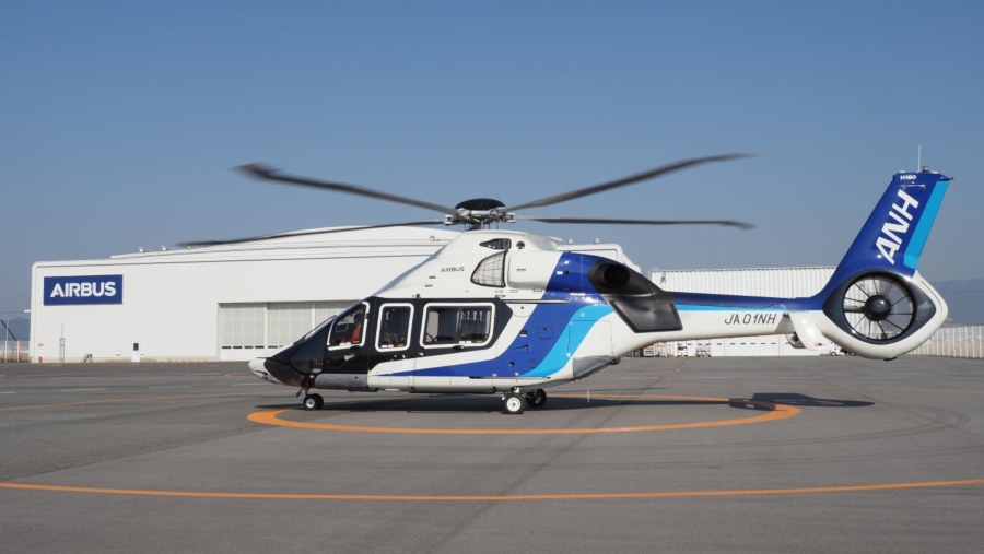 Pierwszy seryjny śmigłowiec Airbus H160 trafił do klienta w Japoni. - Foto: Airbus