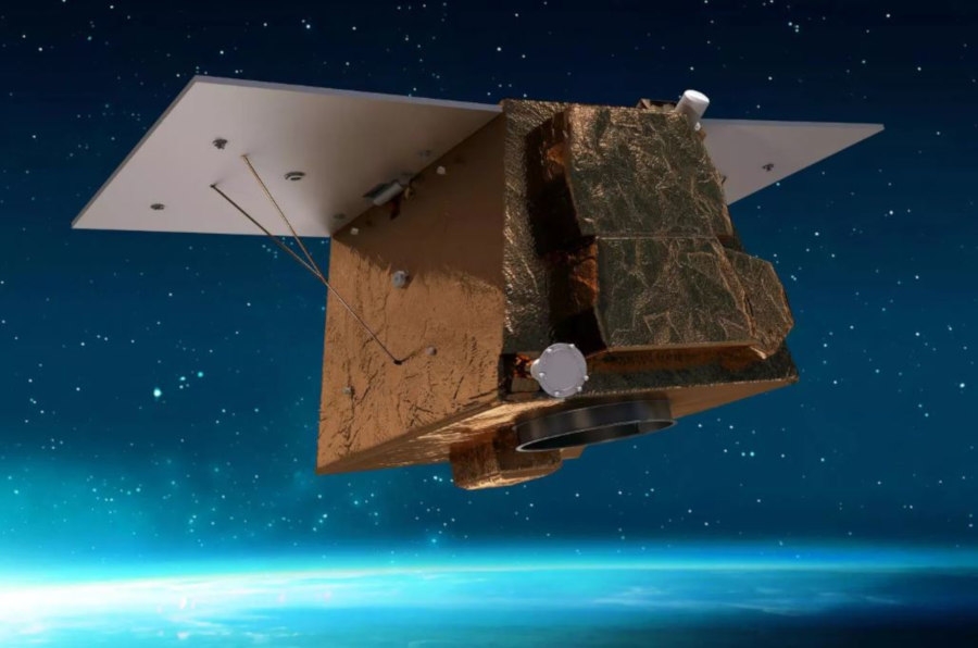 Artystyczna wizja satelity optycznego S250 na orbicie @ Copyright Airbus -