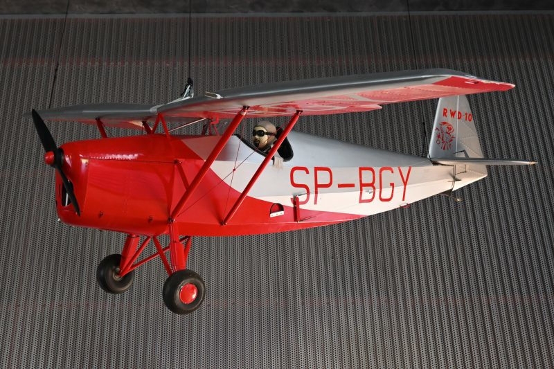 Replika RWD-10 w Muzeum Lotnictwa Polskiego w Krakowie - Foto: Muzeum Lotnictwa Polskiego