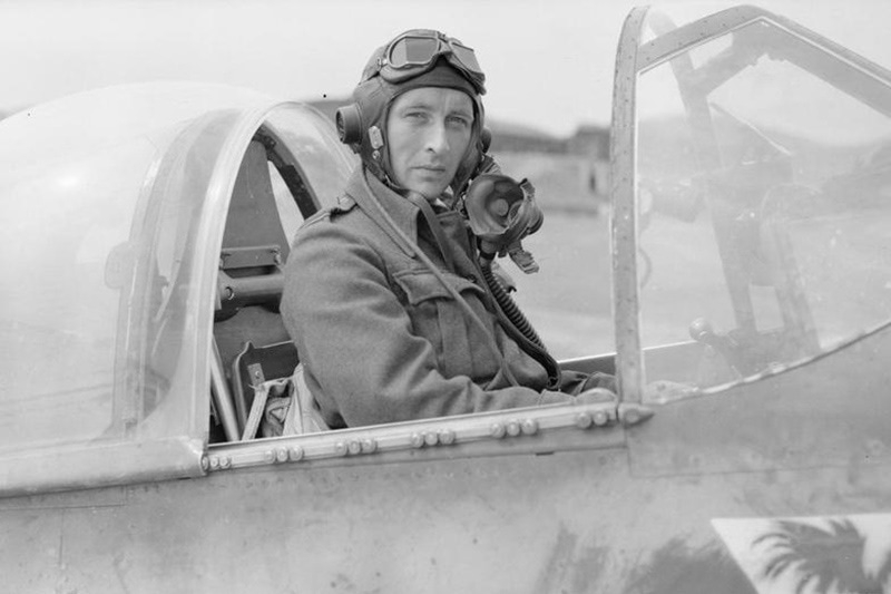Pilot Stanisław Skalski, as lotnictwa myśliwskiego II Wojny Światowej - Foto: Wikimedia