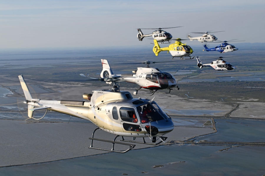 Śmigłowce Airbusa mogą latać na 50% mieszance nafty lotniczej i biopaliwa. - Foto: Airbus Helicopters