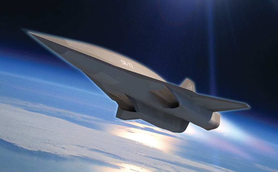 Wizja samolotu hipersonicznego SR-72 - Grafika: Lockheed Martin