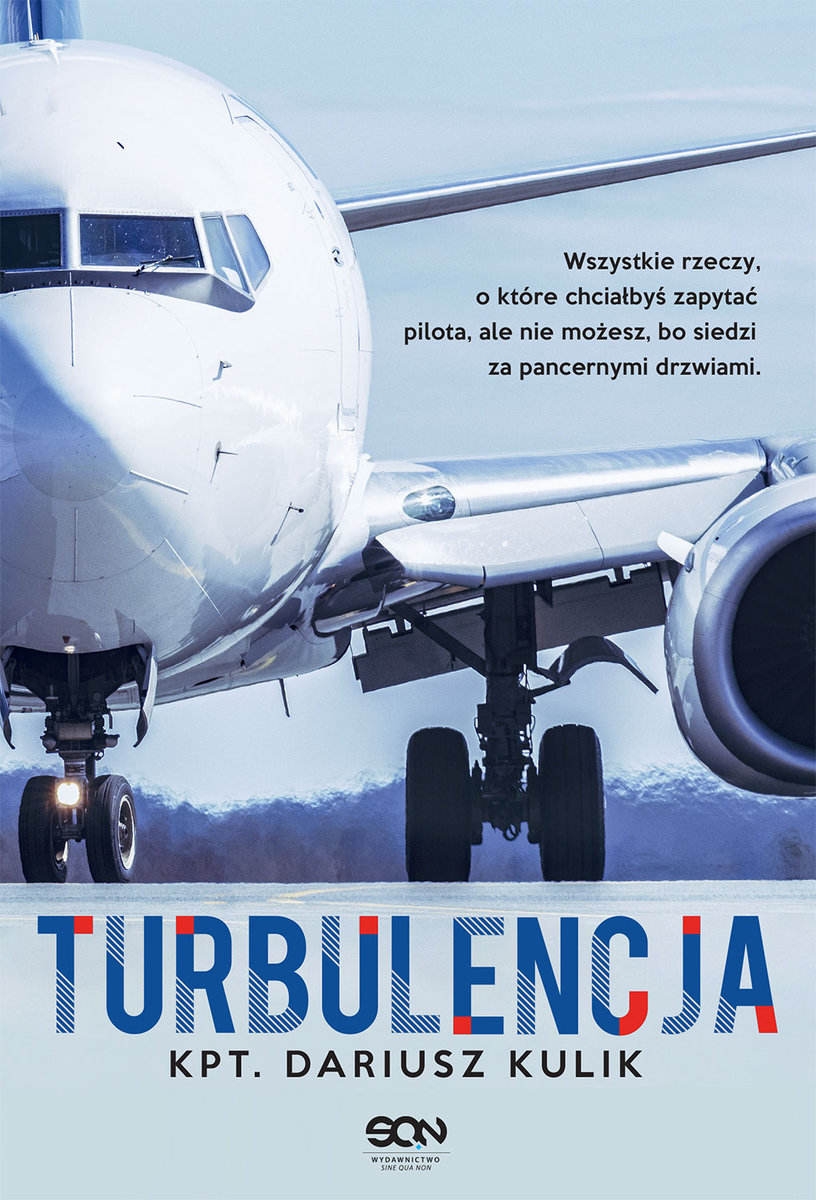Okładka książki Turbulencja Dariusza Kulika - Grafika: Wydawnictwo SQN
