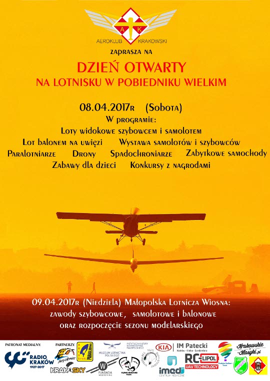dzień otwarty aeroklub krakowski