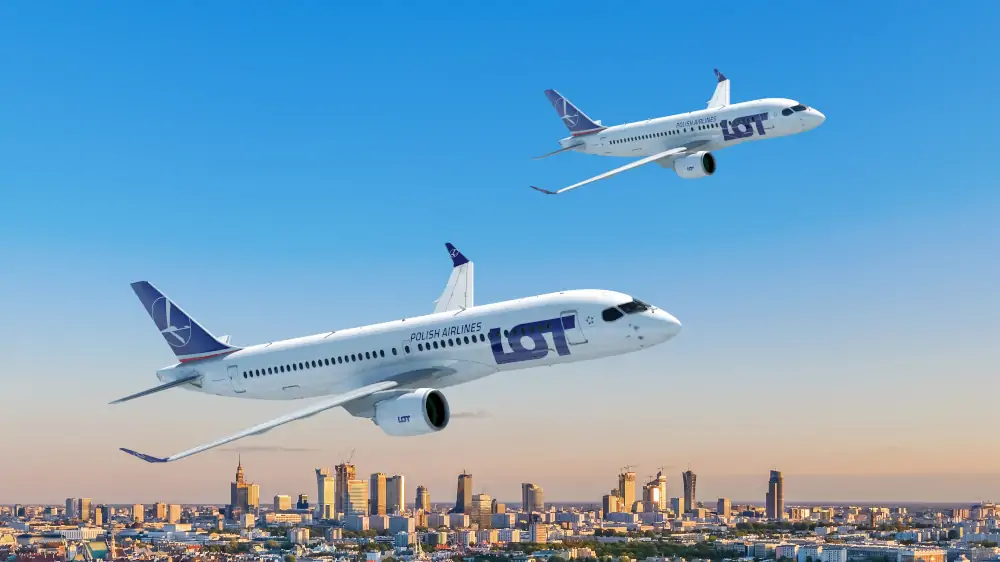 Airbus 320 we flocie PLL LOT