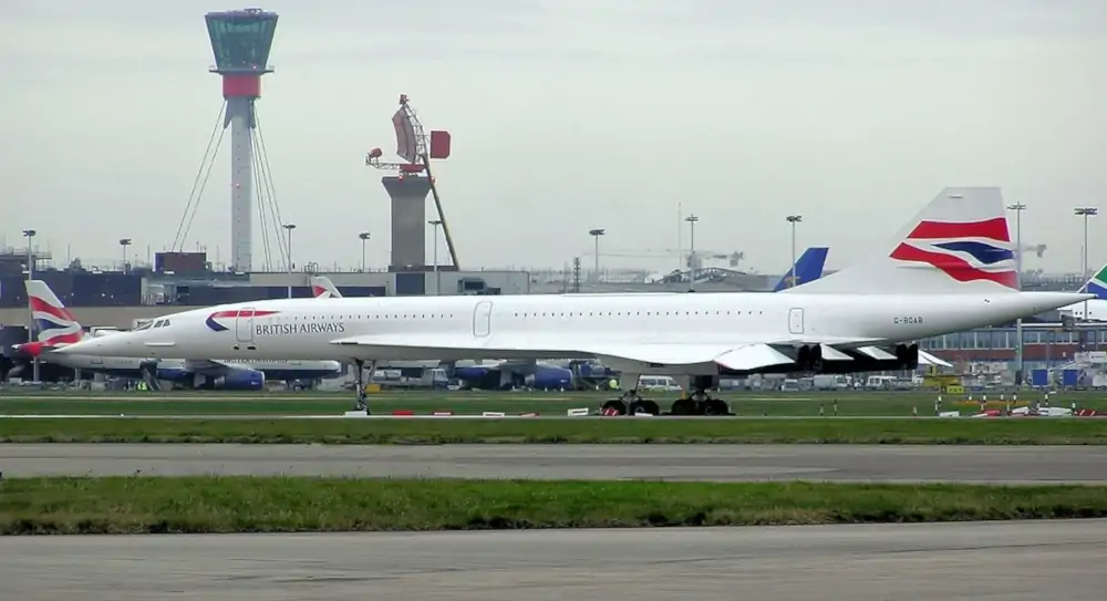 Concorde G-BOAB na Heathrow
