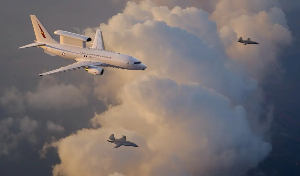 Boeing i RAAF testują współpracę MQ-28 Ghost Bat z E-7A Wedgetail