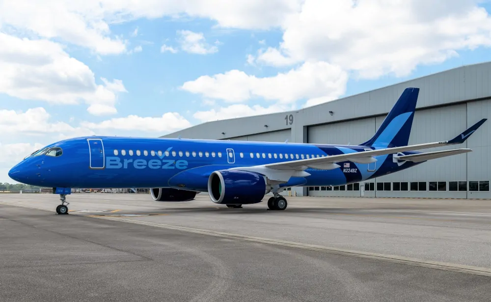 Breeze Airways - samolot A220 / Foto: Airbus