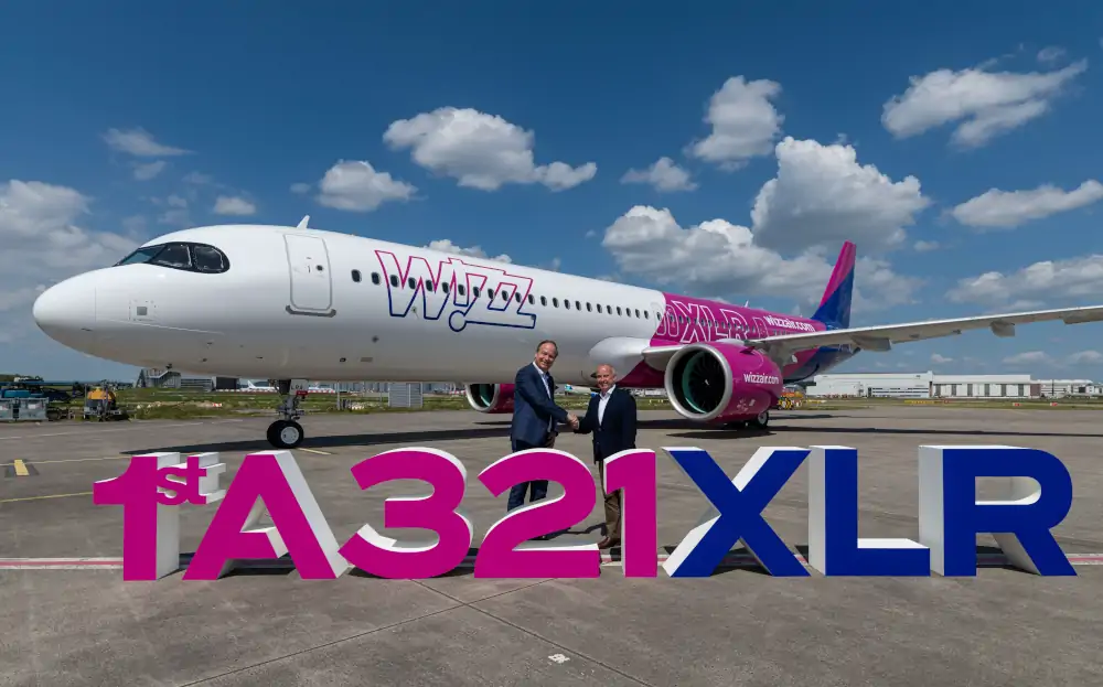 Airbus dostarcza Wizz Air pierwszy samolot A321XLR z silnikiem Pratt & Whitney