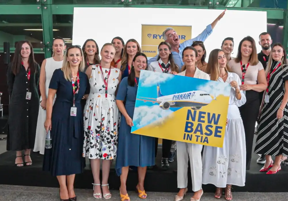 Ryanair rozwija działalność w Albanii – inwestycja 300 mln dolarów