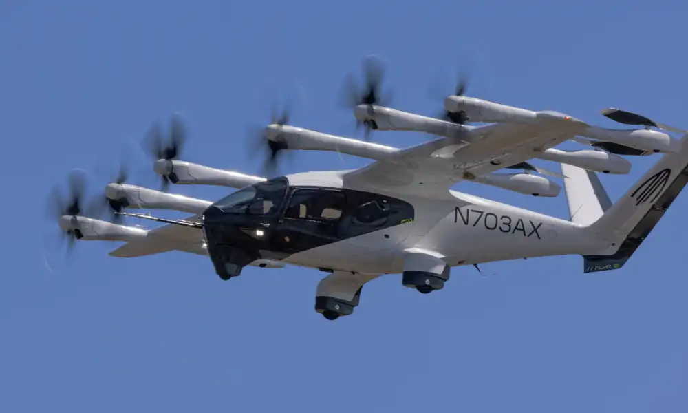 Najdłuższy lot eVTOL Archer Midnight: 55 mil w Kalifornii