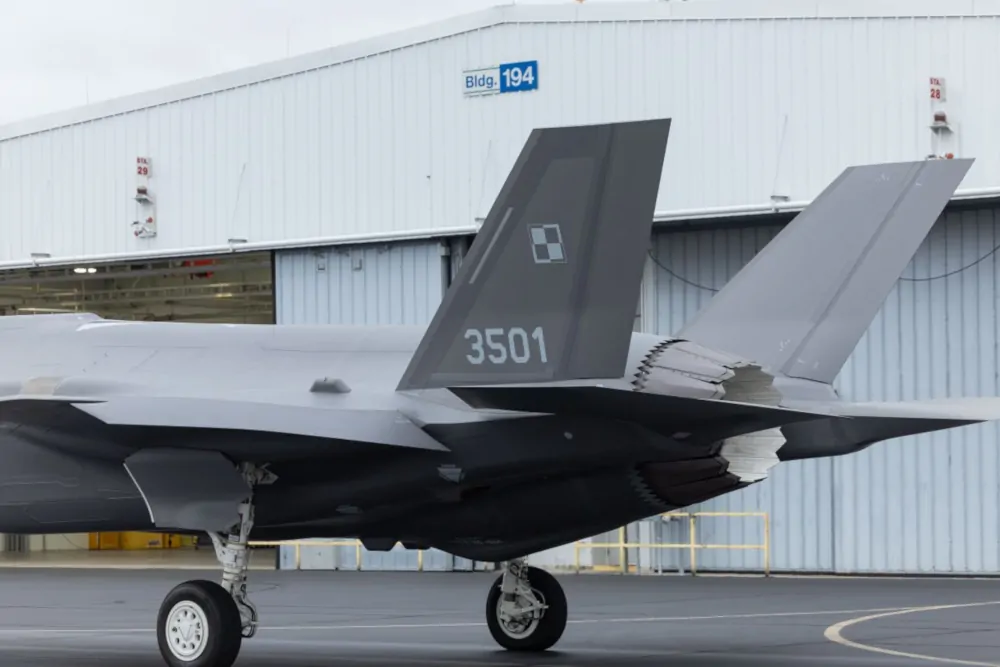 F-35A Lightning II w bazie lotniczej Ebbing Air National Guard w Fort Smith - Foto: Mater. prasowe National Guard