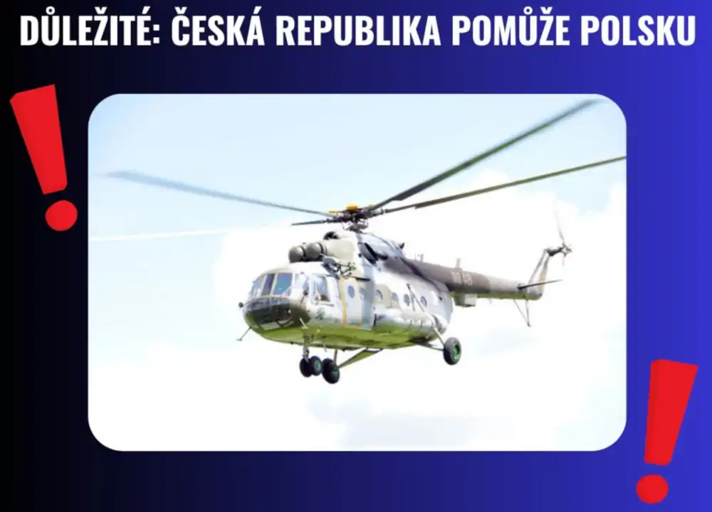 Czechy wysyłają do Polski śmigłowce Mi-171Š