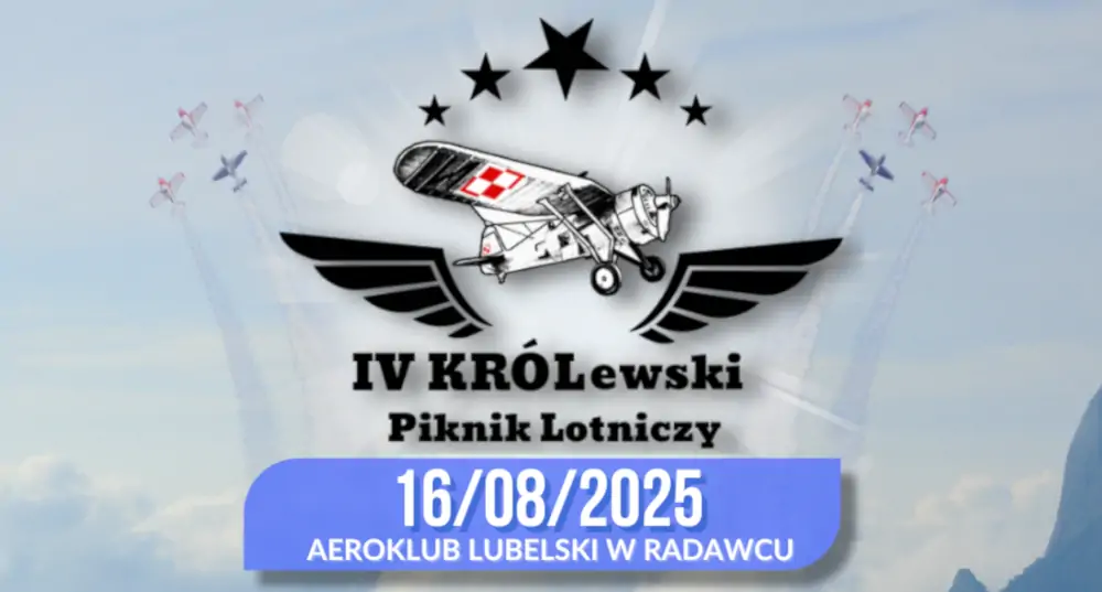 KRÓLewski Piknik Lotniczy 2025 w Radawcu - Grafika: Mater. Prasowe