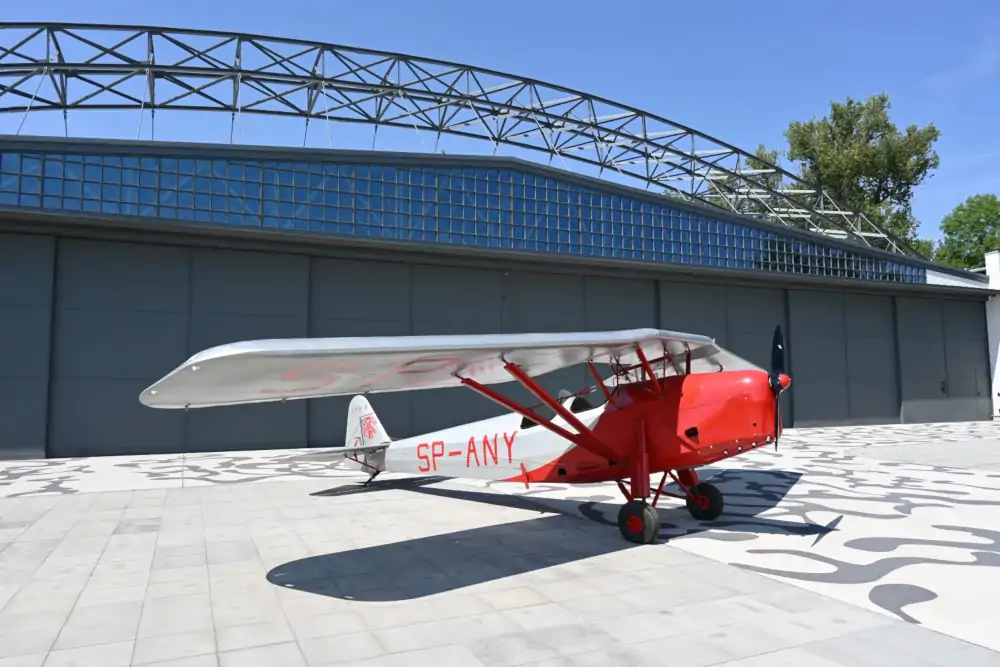 RWD-8 w Muzeum Lotnictwa Polskiego
