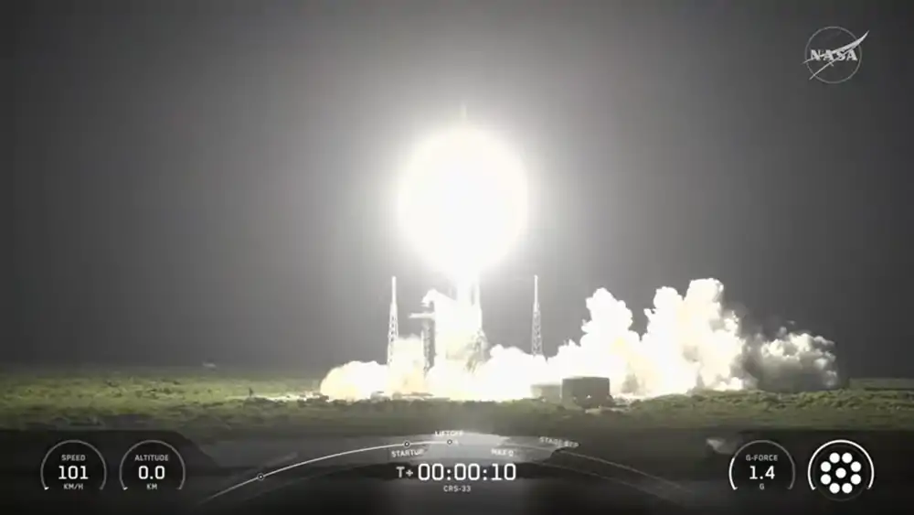 Ponad 2,2 tony ładunku na ISS – wystartowała misja SpaceX CRS-33