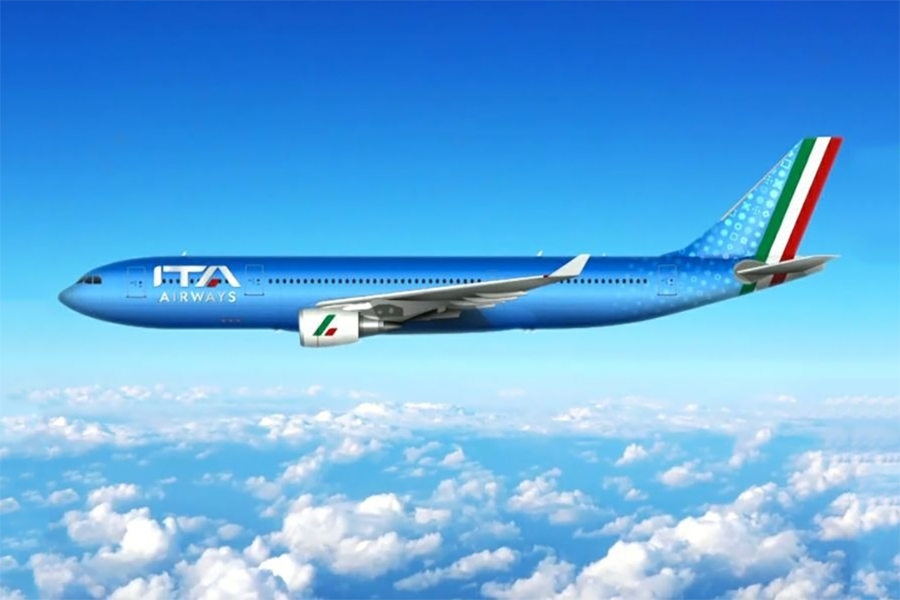 Malowanie samolotu ITA Airways - Foto: Materiały prasowe