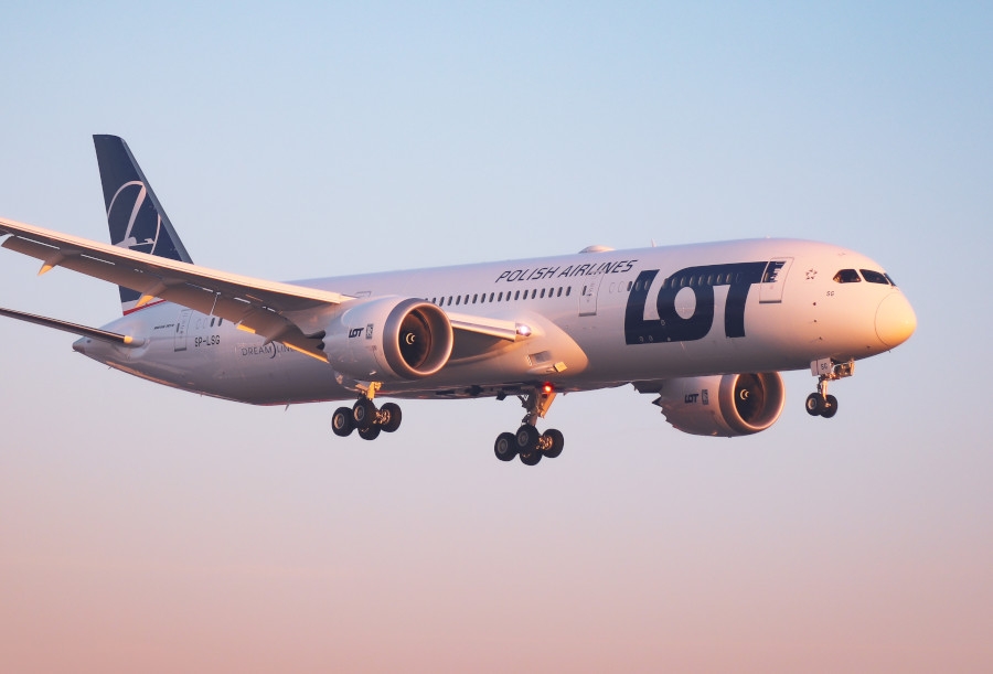 Dreamliner B787-9 PLL LOT - Foto: Kamil Wrzosek / Materiały prasowe PLL LOT