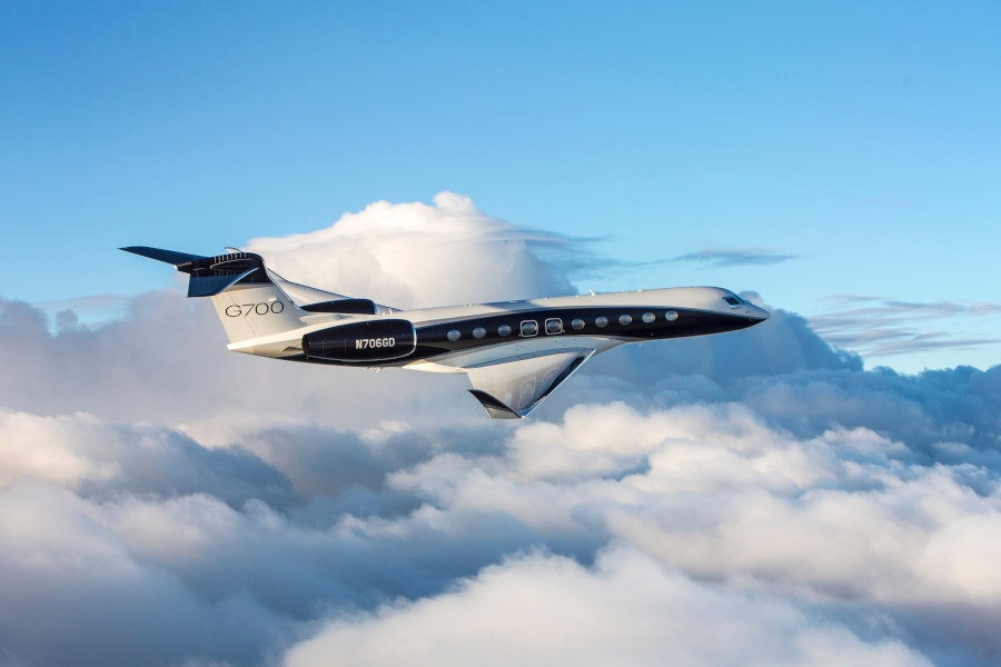 Samolot biznesowy Gulfstream G700 z kolejnym rekordem prędkości. - Foto: Gulfstream