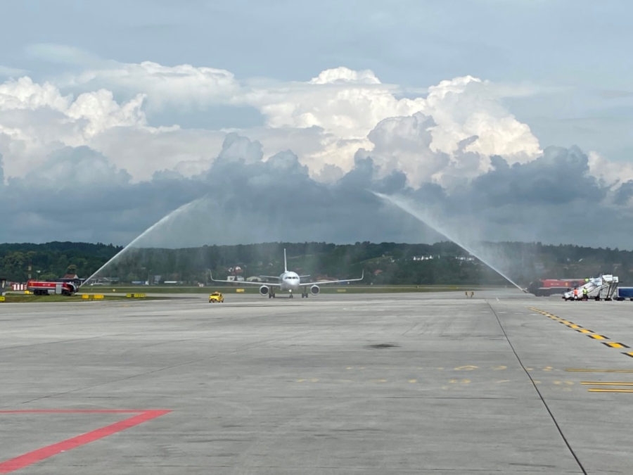 Wczoraj przed południem w Kraków Airport odbyła się oficjalna inauguracja nowego połączenia rejsowego Air France. - Foto: Air France