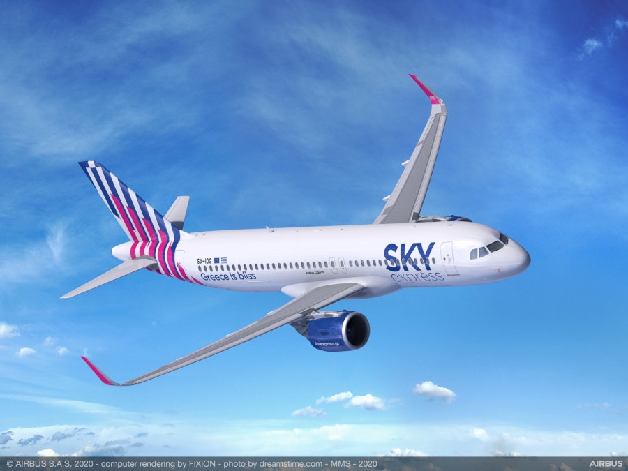 A320neo dla Sky Express - Foto: Airbus