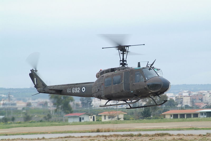 Zdjęcie poglądowe: Grecki UH-1H / Autor zdjęcia: Jerry Gunner from Lincoln, UK [CC BY 2.0 (http://creativecommons.org/licenses/by/2.0)], Wikimedia Commons - 