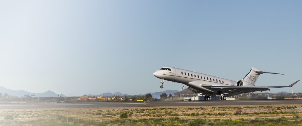 Odrzutowiec Global 7500 to najnowszy model samolotu biznesowego Bombardiera. - Foto: Bombardier