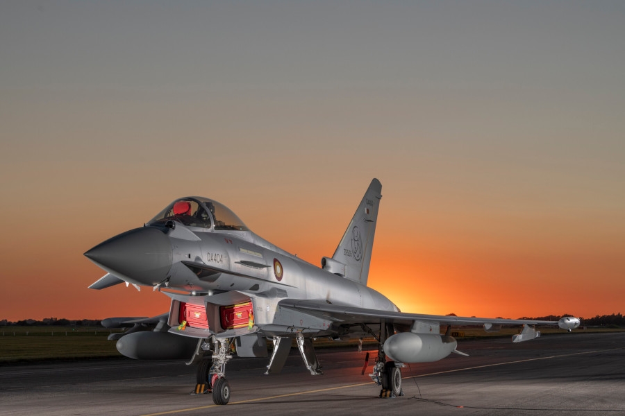 Pierwszy samolot Eurofighter Typhoon został dostarczony dla sił powietrznych Kataru - Foto: BAE Systems