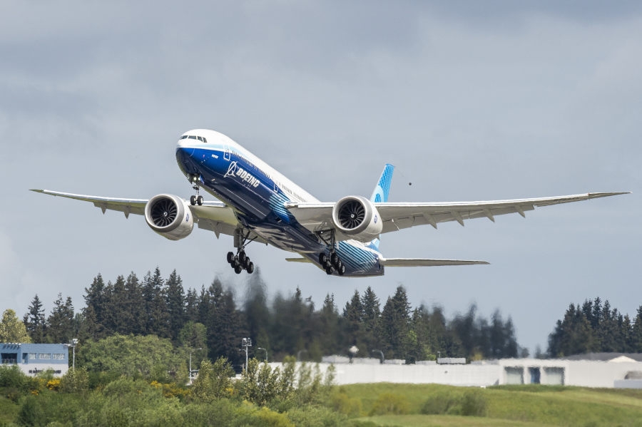 Drugi Boeing 777X rozpoczyna swój pierwszy lot. - Foto: Boeing