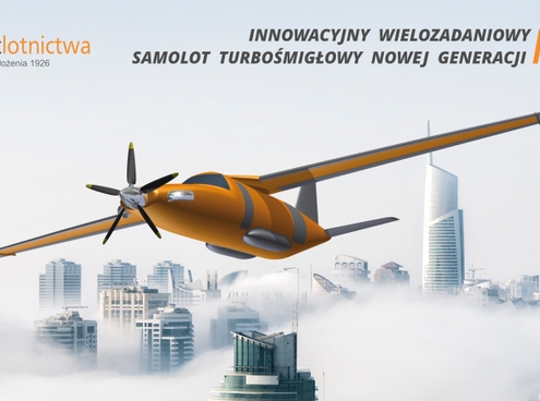 Foto: Instytut Lotnictwa/Polski innowacyjny samolot turbośmigłowy nowej generacji ILX-34. - 