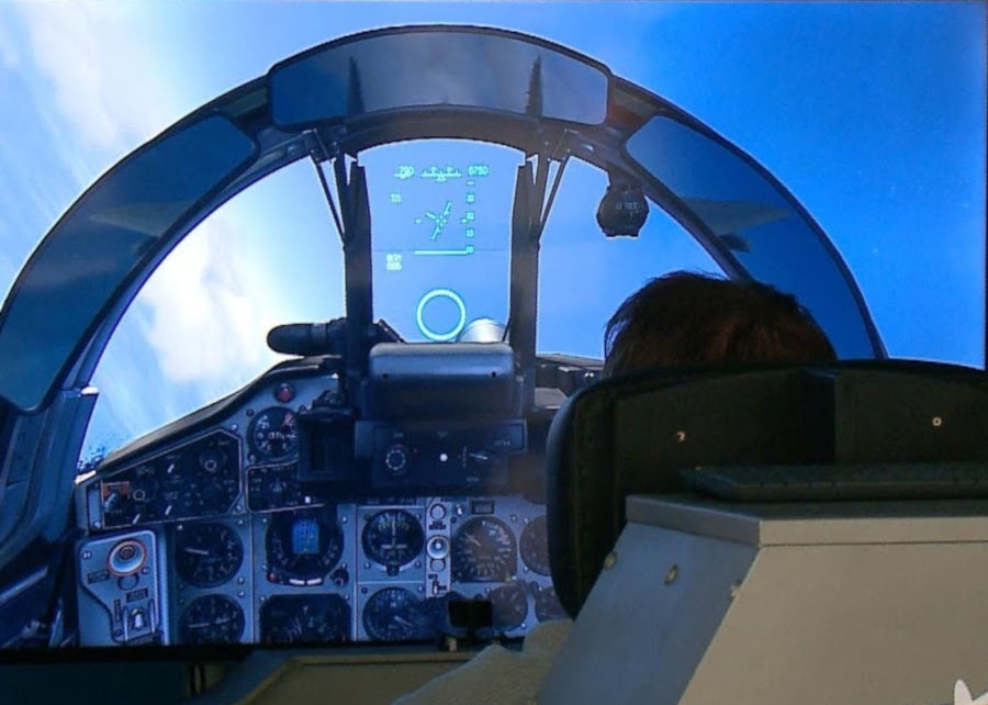 Symulator MiG-29 w Muzeum Lotnictwa Polskiego dla pasjonatów lotnictwa myśliwskiego. - Foto: Muzeum Lotnictwa Polskiego