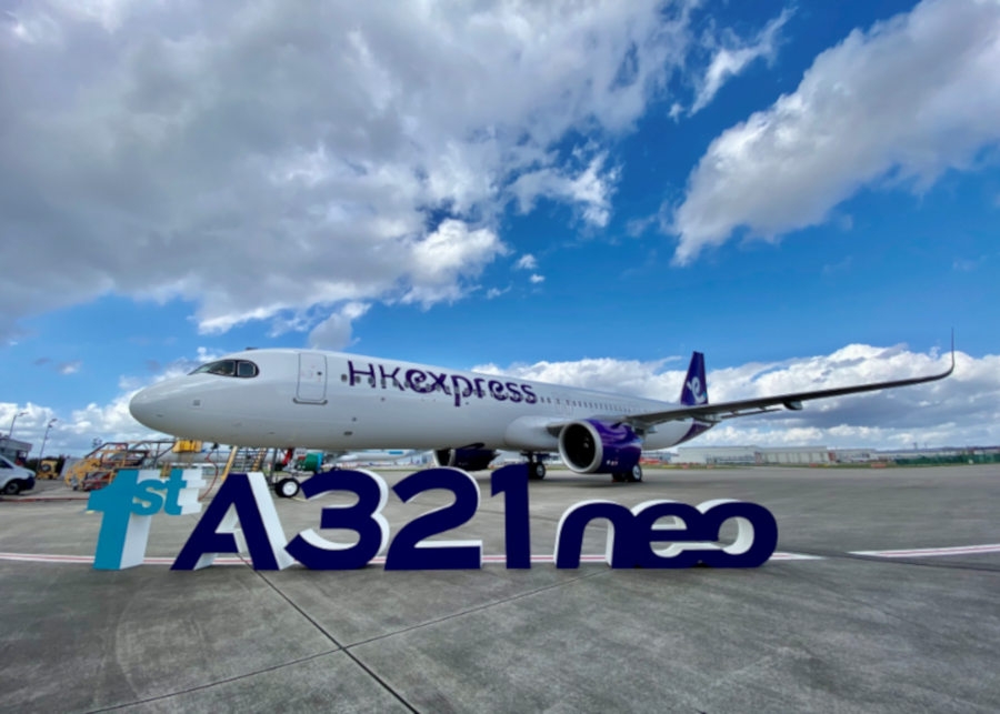 Linia HK Express otrzymała pierwszy samolot A321neo - Foto: Airbus