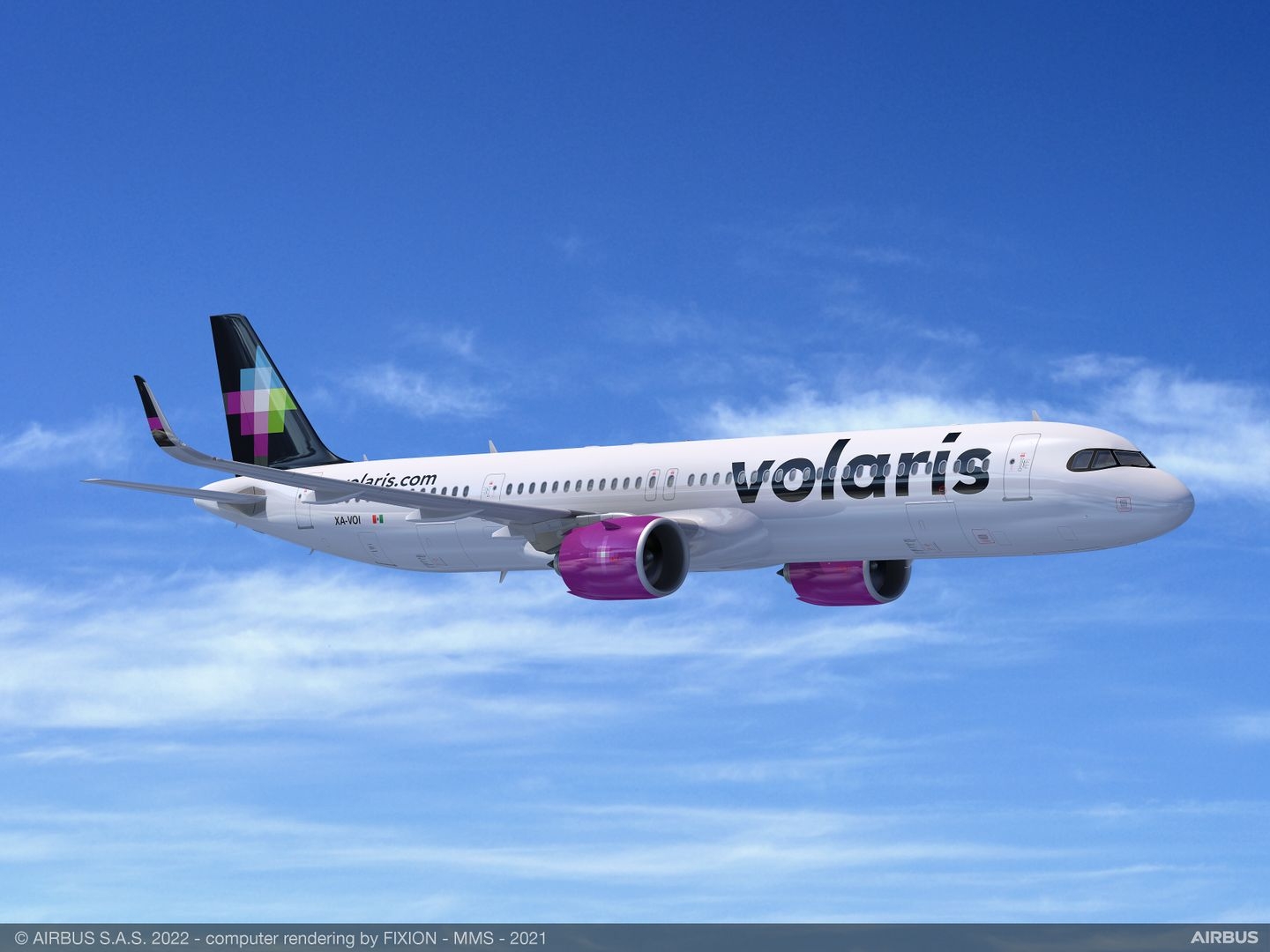 Linie Volaris zamówiła 25 samolotów A321neo - Grafika: Airbus
