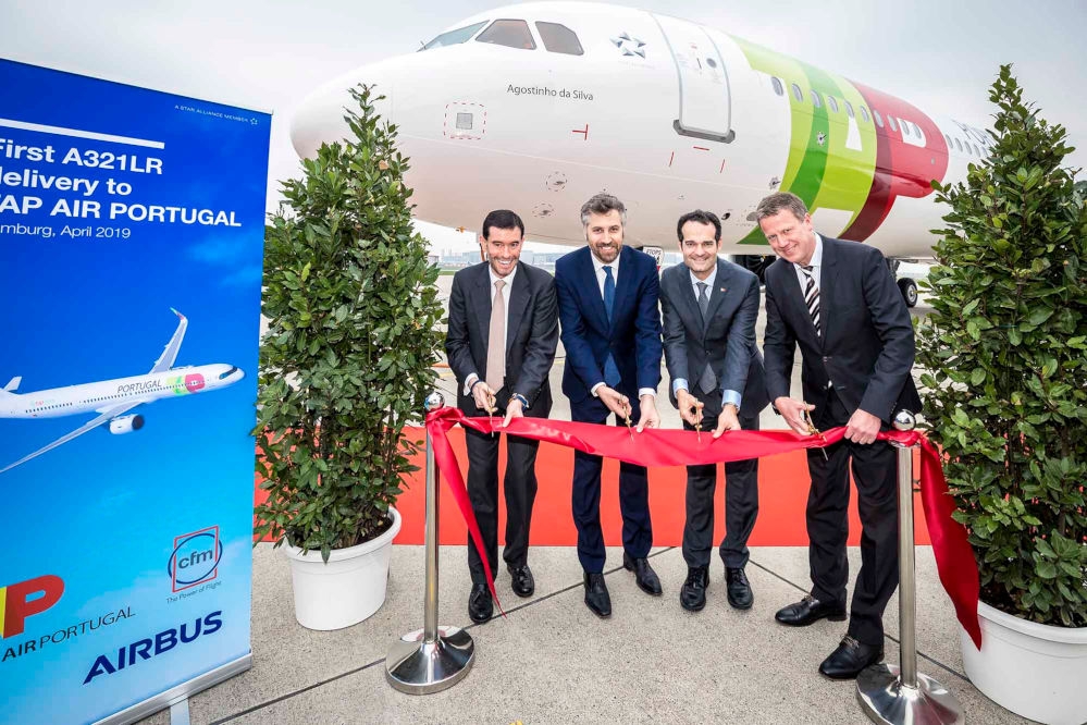 TAP Air Portugal odbierają swojego pierwszego A321LR. - Airbus / TBB