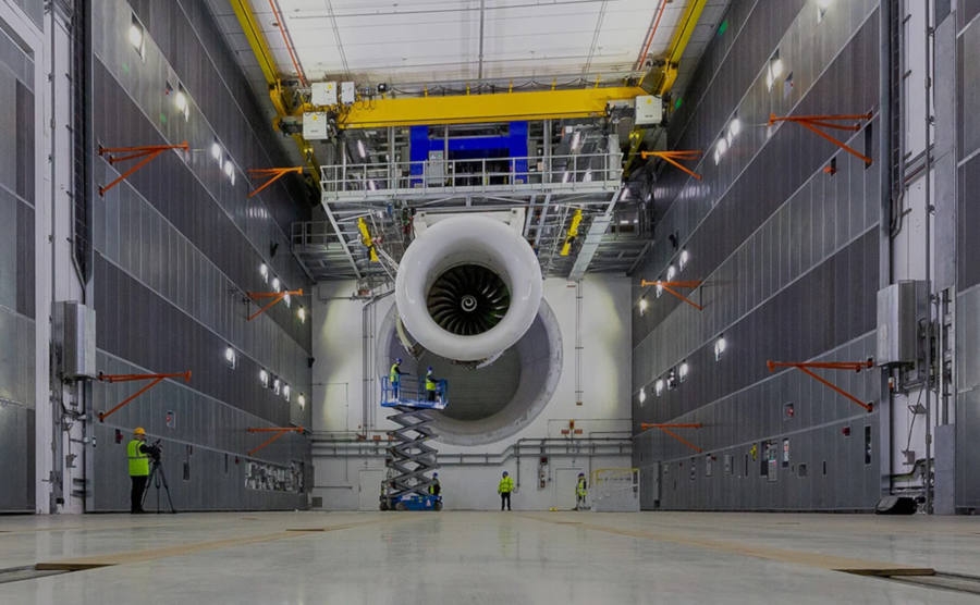 Rolls-Royce będzie testować silniki przyszłości na nowoczesnym stanowisku testowym Testbed 80. - Foto: Rolls-Royce