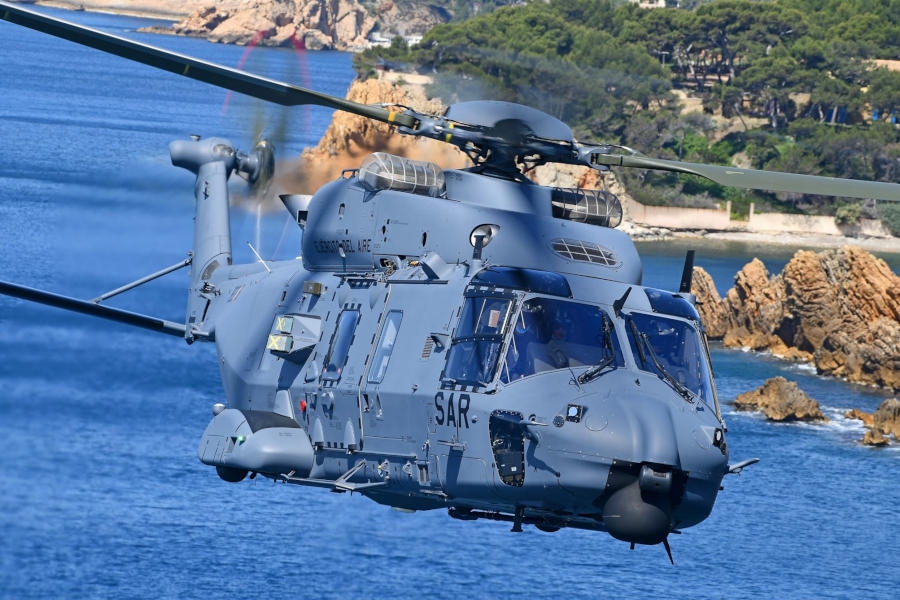 Śmigłowiec NH90 w wersji poszukiwawczo-ratunkowej - Foto: Airbus